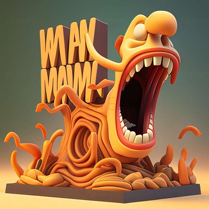 3D model Worms 4 Mayhem game (STL)